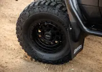 Toyota 79 Series LandCruiser with ROH Assault Matte Black 4x4 Wheel