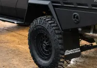 Toyota 79 Series LandCruiser with ROH Assault Matte Black 4x4 Wheel