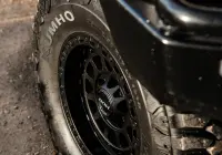 Toyota 79 Series LandCruiser with ROH Assault Matte Black 4x4 Wheel