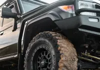 Toyota 79 Series LandCruiser with ROH Assault Matte Black 4x4 Wheel