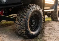 Toyota 79 Series LandCruiser with ROH Assault Matte Black 4x4 Wheel