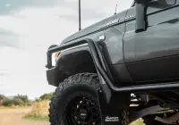 Toyota 79 Series LandCruiser with ROH Assault Matte Black 4x4 Wheel