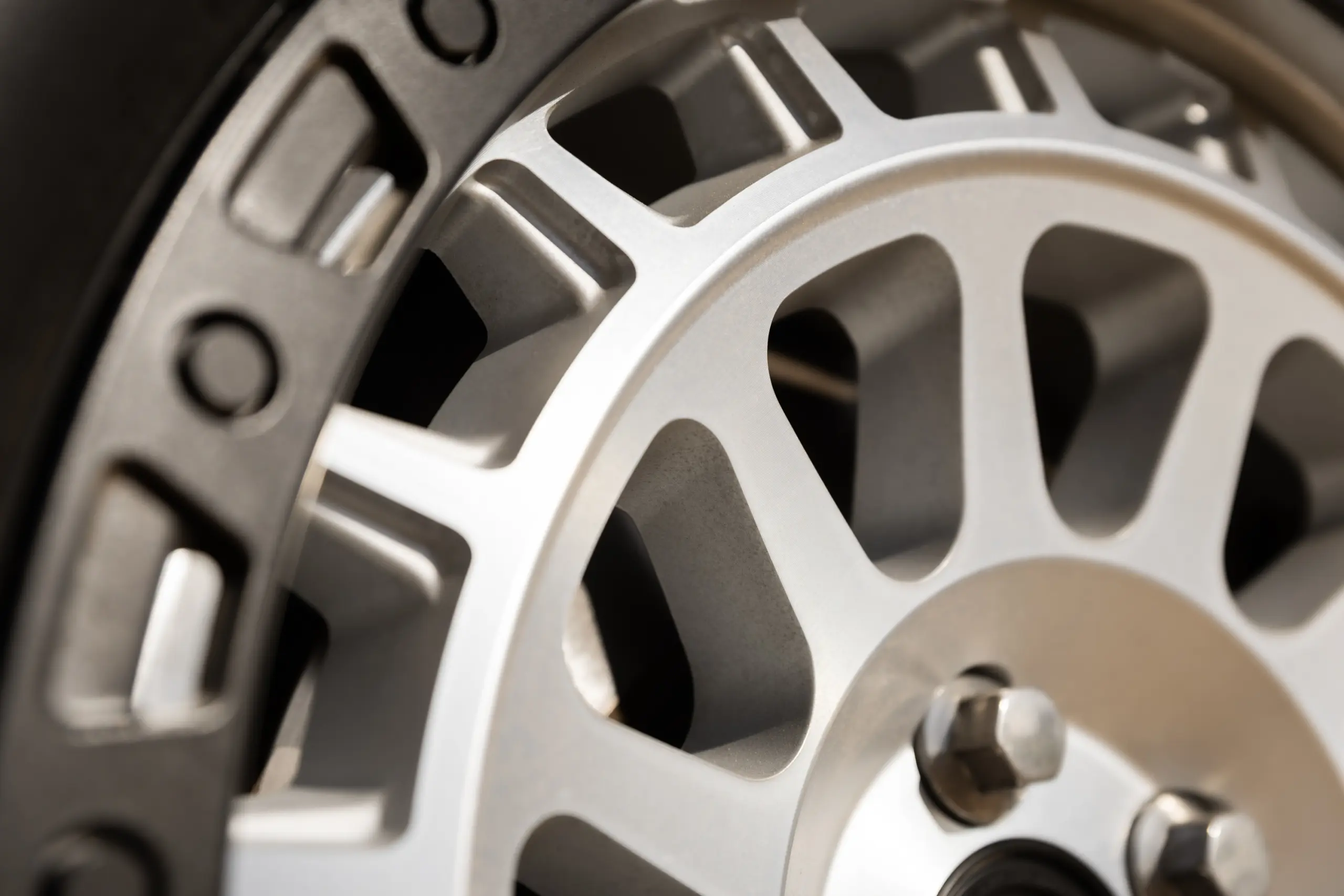 Black Land Rover Defender 90 with 20x9 +22 5x120 Machined Centre Black Lip ROH Assault Wheels
