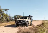Ford Ranger Super Duty with 18x9 +20 Graphite Centre Black Lip Assault 4x4 Wheel Design off road