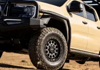 Ford Ranger Super Duty with 18x9 +20 Graphite Centre Black Lip Assault 4x4 Wheel Design off road
