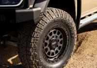 Ford Ranger Super Duty with 18x9 +20 Graphite Centre Black Lip Assault 4x4 Wheel Design off road