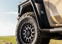 Ford Ranger Super Duty with 18x9 +20 Graphite Centre Black Lip Assault 4x4 Wheel Design off road