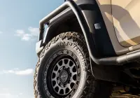 Ford Ranger Super Duty with 18x9 +20 Graphite Centre Black Lip Assault 4x4 Wheel Design off road