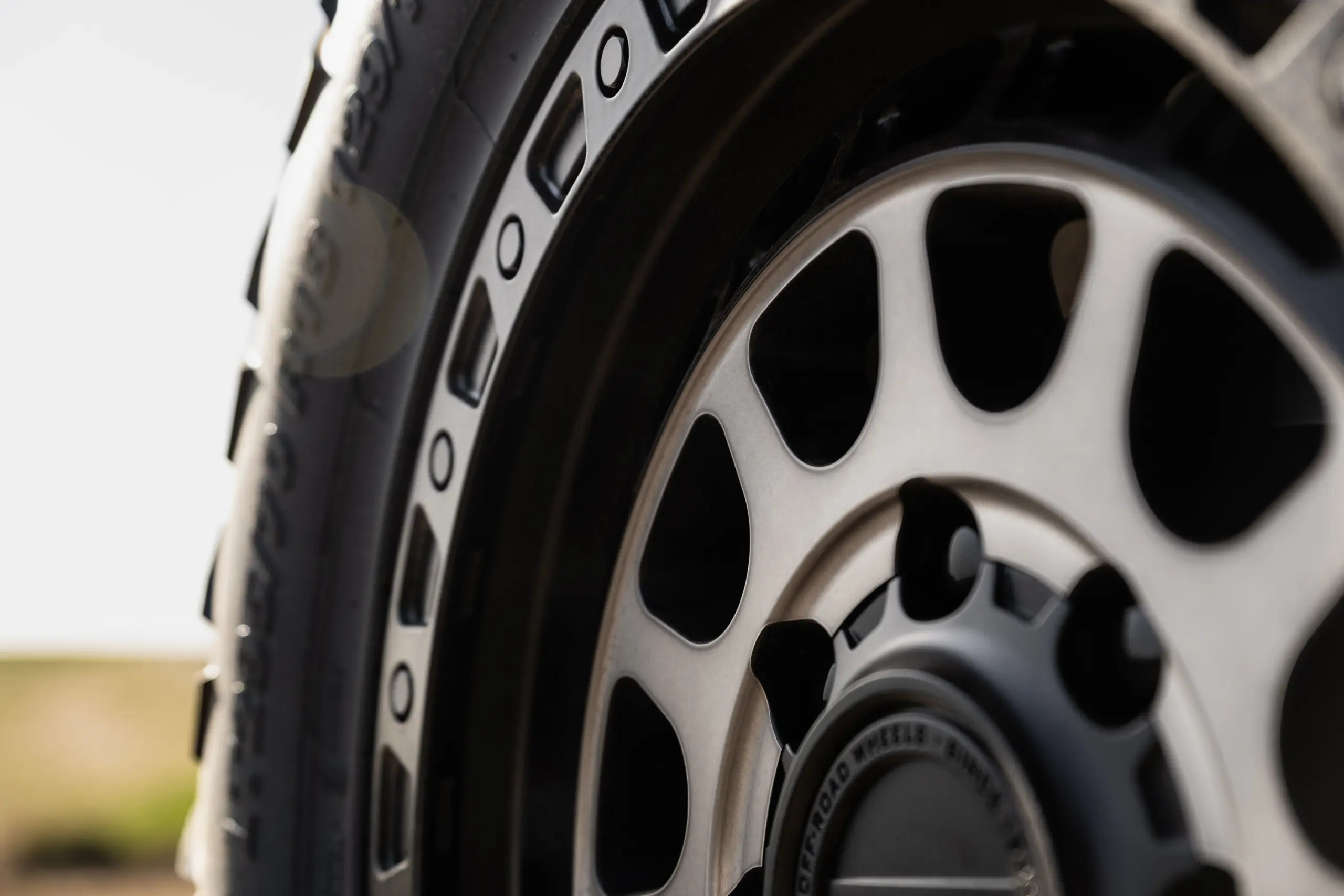 Ford Ranger Super Duty with 18x9 +20 Graphite Centre Black Lip Assault 4x4 Wheel Design off road