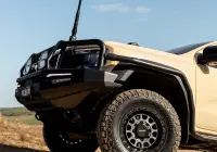 Ford Ranger Super Duty with 18x9 +20 Graphite Centre Black Lip Assault 4x4 Wheel Design off road