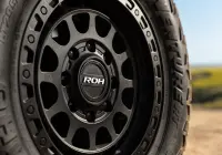 Ford Ranger Super Duty with 18x9 +20 Matte Black Assault 4x4 Wheel Design off road