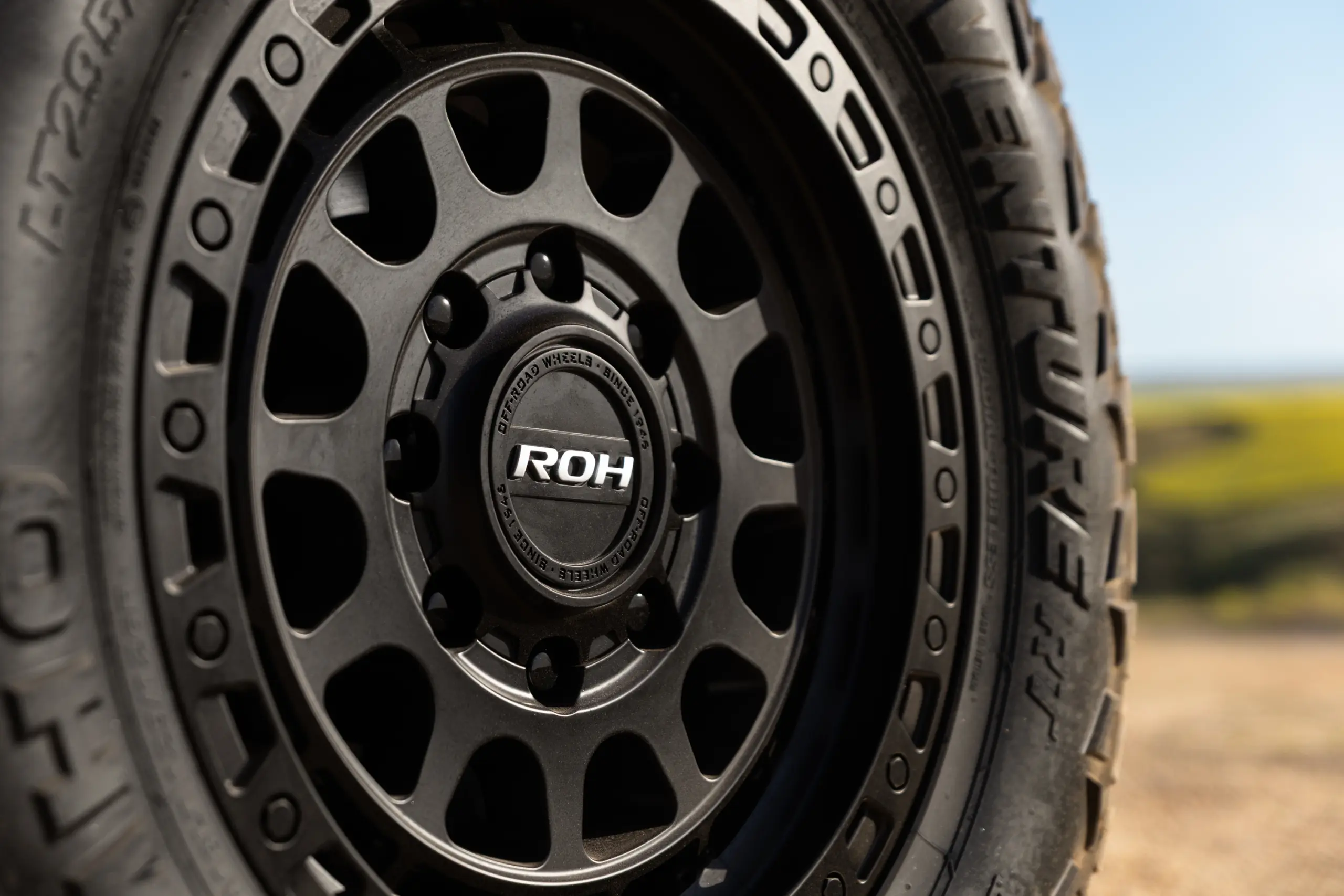 Ford Ranger Super Duty with 18x9 +20 Matte Black Assault 4x4 Wheel Design off road