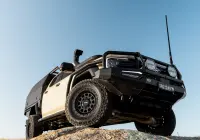 Ford Ranger Super Duty with 18x9 +20 Matte Black Assault 4x4 Wheel Design off road