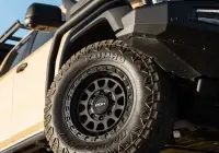 Ford Ranger Super Duty with 18x9 +20 Matte Black Assault 4x4 Wheel Design off road