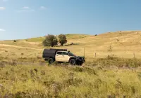 Ford Ranger Super Duty with 18x9 +20 Matte Black Assault 4x4 Wheel Design off road