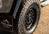 Ford Ranger Super Duty with 18x9 +20 Matte Black Assault 4x4 Wheel Design off road
