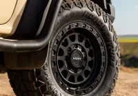 Ford Ranger Super Duty with 18x9 +20 Matte Black Assault 4x4 Wheel Design off road