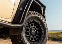 Ford Ranger Super Duty with 18x9 +20 Matte Black Assault 4x4 Wheel Design off road
