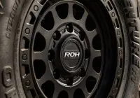 Ford Ranger Super Duty with 18x9 +20 Matte Black Assault 4x4 Wheel Design off road