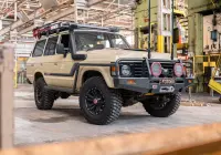 Toyota 60 Series LandCrusier with ROH Vapour 4x4 Matte Black Machined Accents Wheel