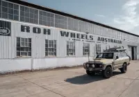 Toyota 60 Series LandCrusier with ROH Vapour 4x4 Matte Black Machined Accents Wheel