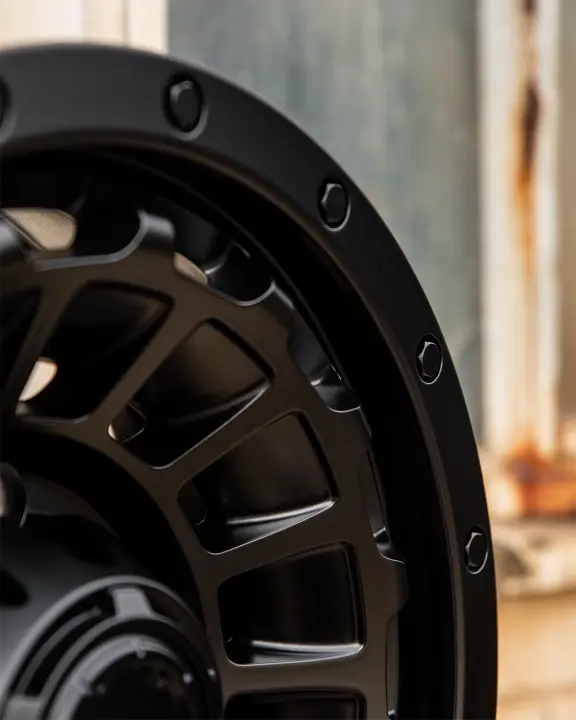 ROH One Twenty Matte Black 4x4 Alloy Wheel at Industrial Warehouse