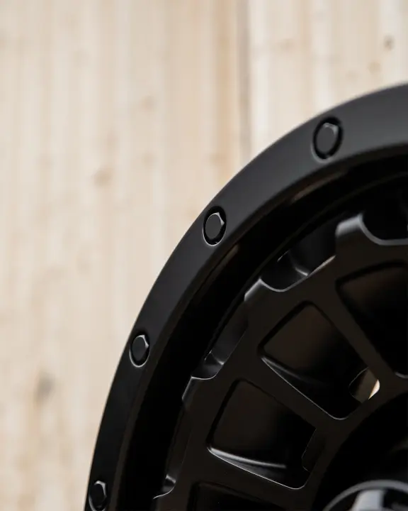 ROH One Twenty Matte Black 4x4 Alloy Wheel at Industrial Warehouse