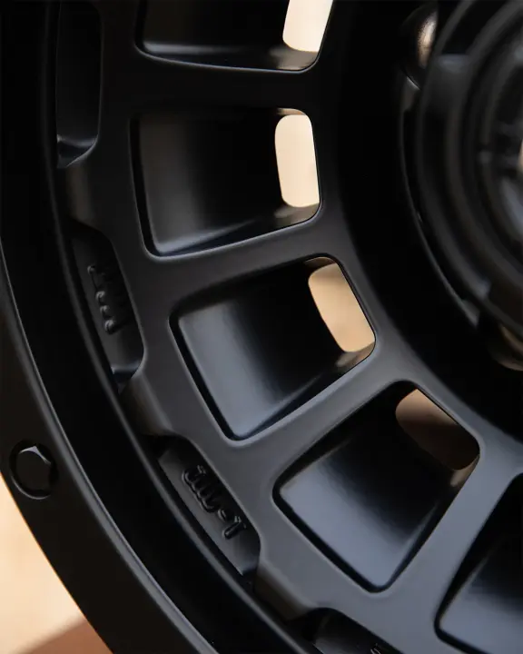 ROH One Twenty Matte Black 4x4 Alloy Wheel at Industrial Warehouse