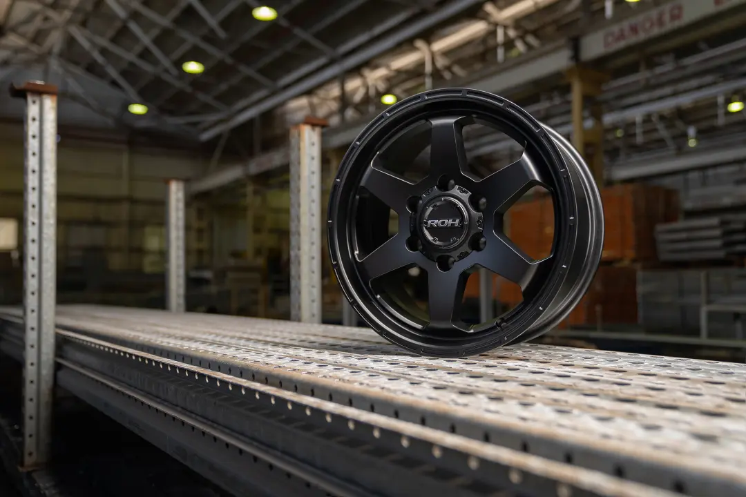 ROH Torque 4x4 Alloy Wheel in Matte Black in warehouse