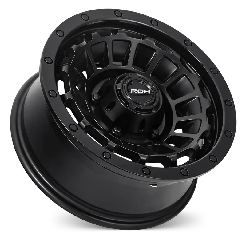ROH One Twenty Matte Black 4x4 Alloy Wheel