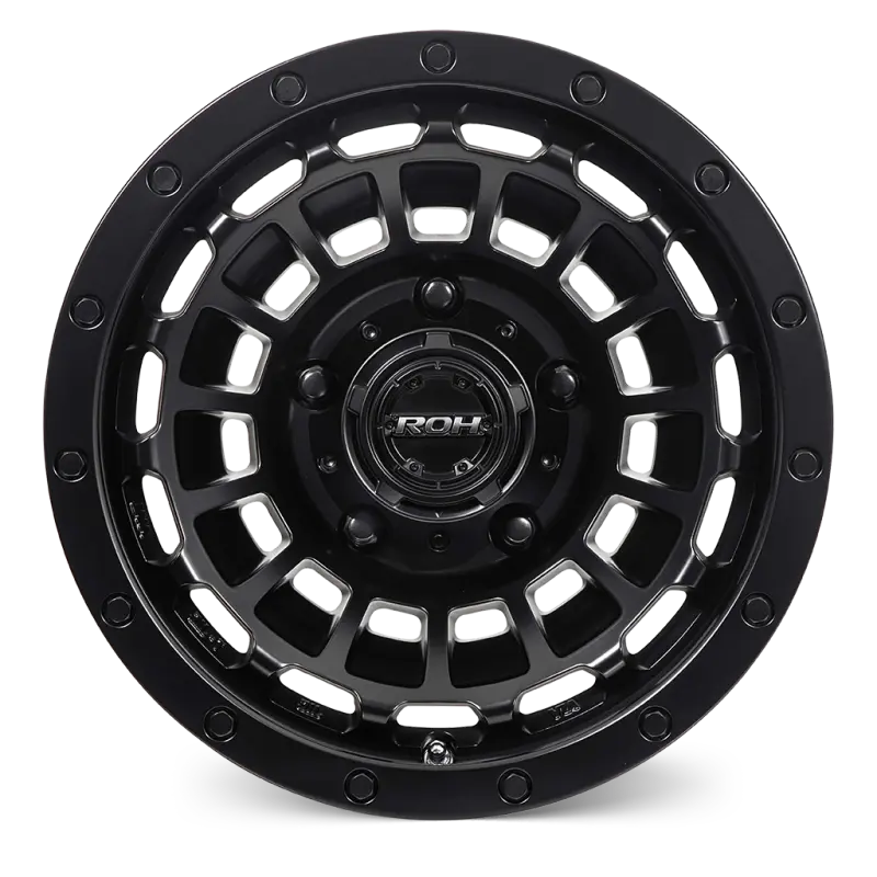 ROH One Twenty Matte Black 4x4 Alloy Wheel