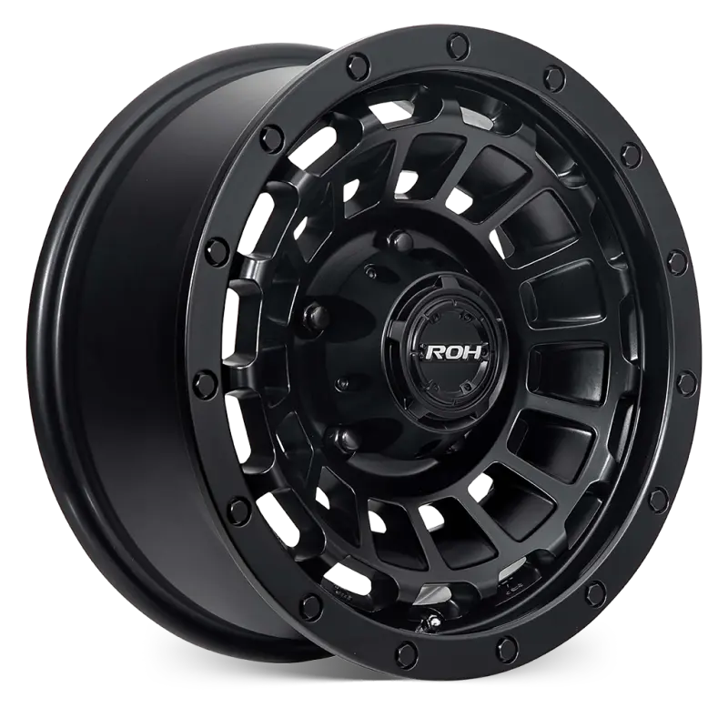 ROH One Twenty Matte Black 4x4 Alloy Wheel