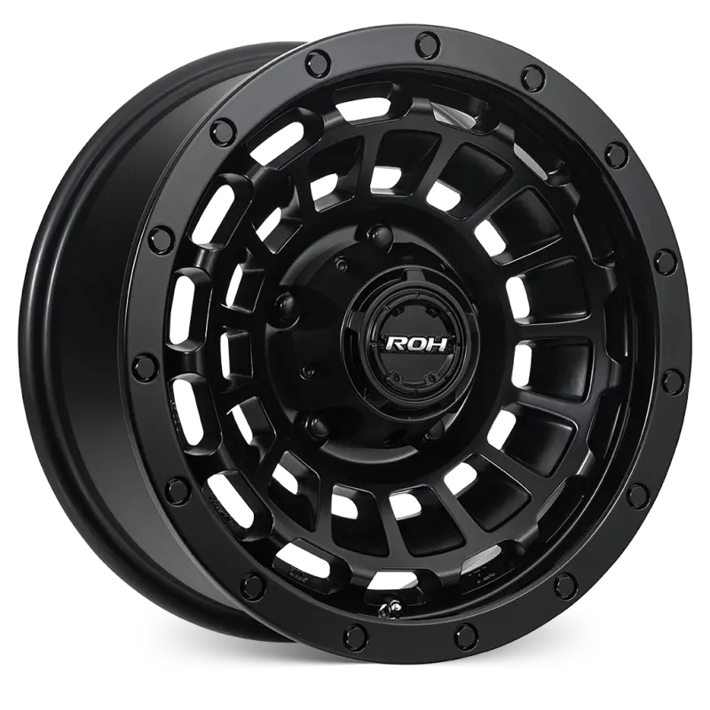 ROH One Twenty Matte Black 4x4 Alloy Wheel