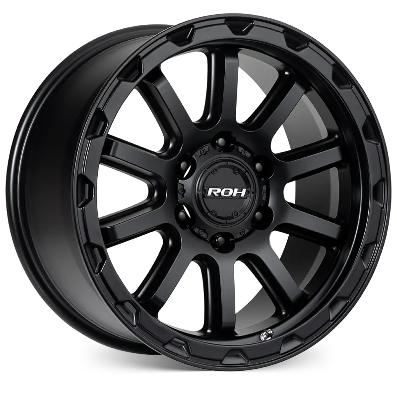ROH Onyx Matte Black 4x4 Alloy Wheel