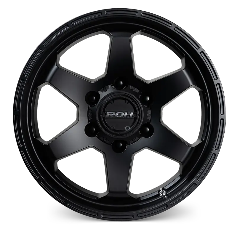 ROH Torque 4x4 Alloy Wheel in Matte Black Front View