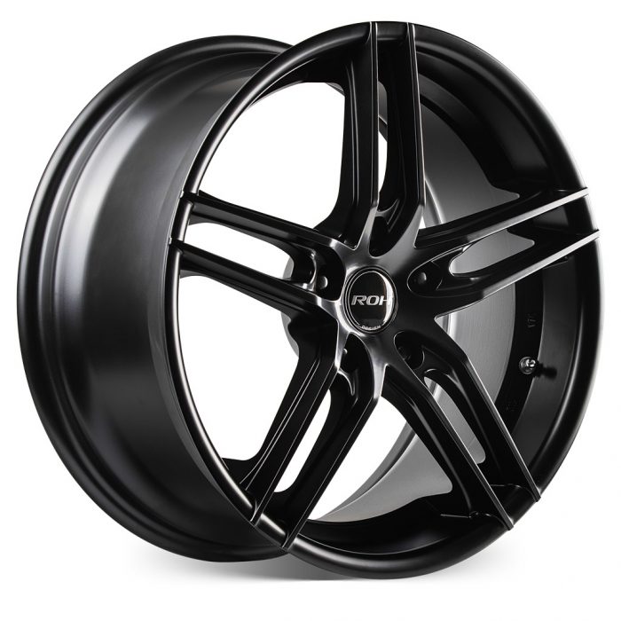 ROH Monaco black alloy wheel with more Angle