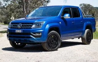 vw amarok v6 hero black trak steel wheel