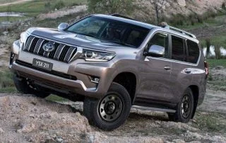 Toyota Prado with ROH Blak Trak Steel Wheels