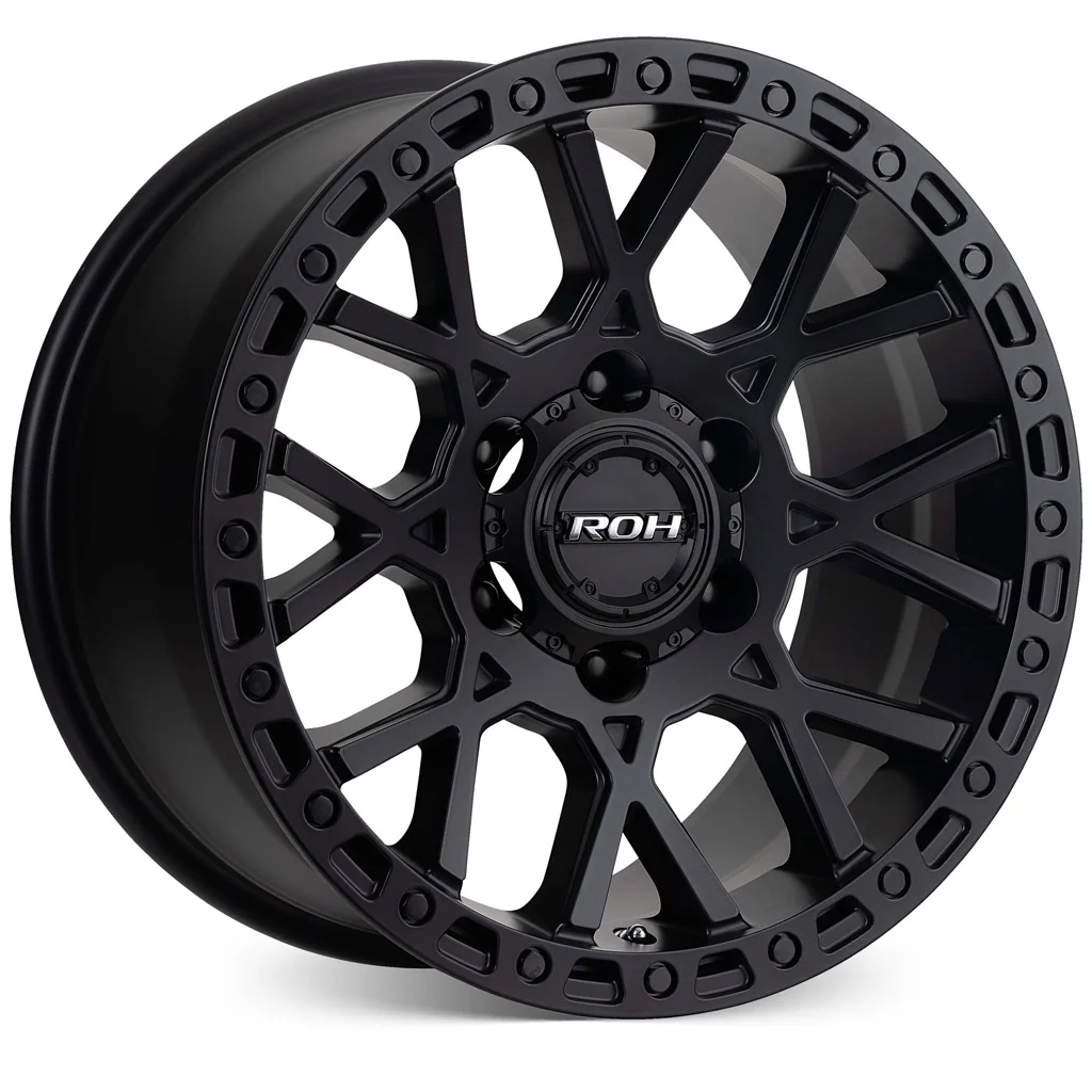 Crawler matt black concave 4x4 wheel