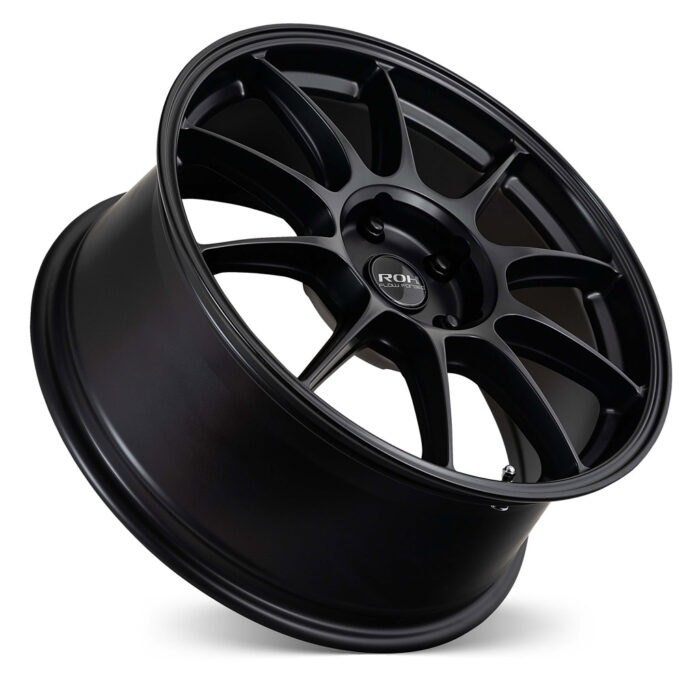 RF7 black flow forged wheel concave