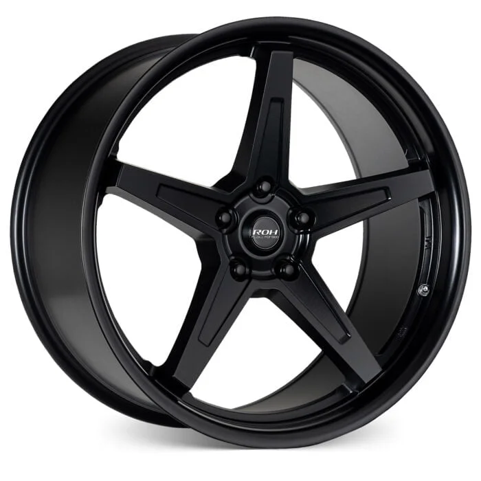 RF5 black flow forged wheel