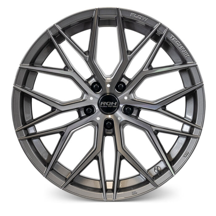 RF4 gunmetal machined face flow forged wheel front view