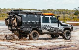 Explore life 79 series driving through mud