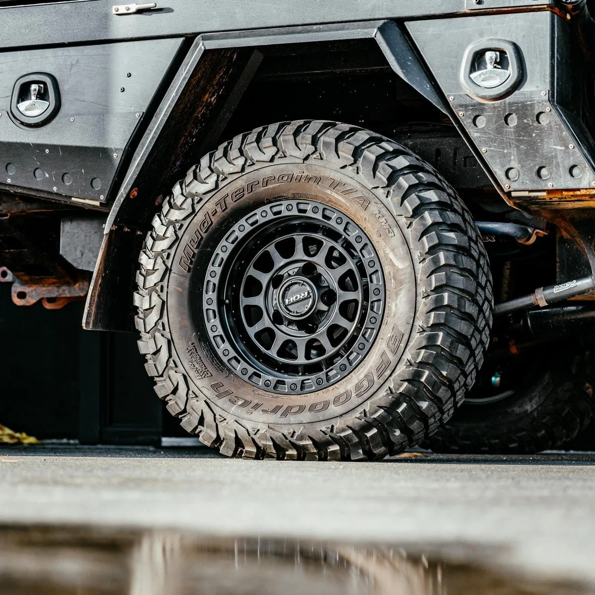 The Explore Life 79 Series Land Cruiser fitted with ROH Assault Wheels