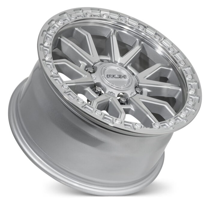 raid 4x4 wheel machined finish