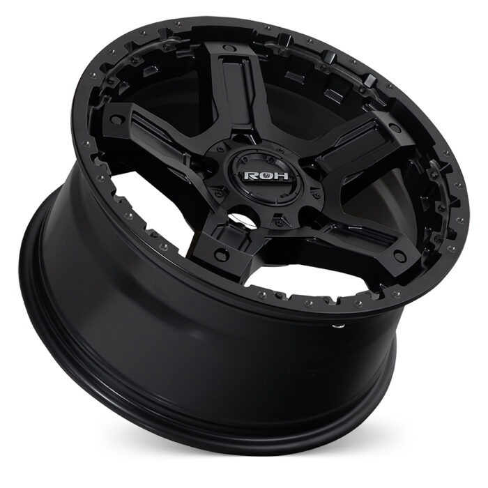 Rock 5 matt black DDT 4x4 wheel concave