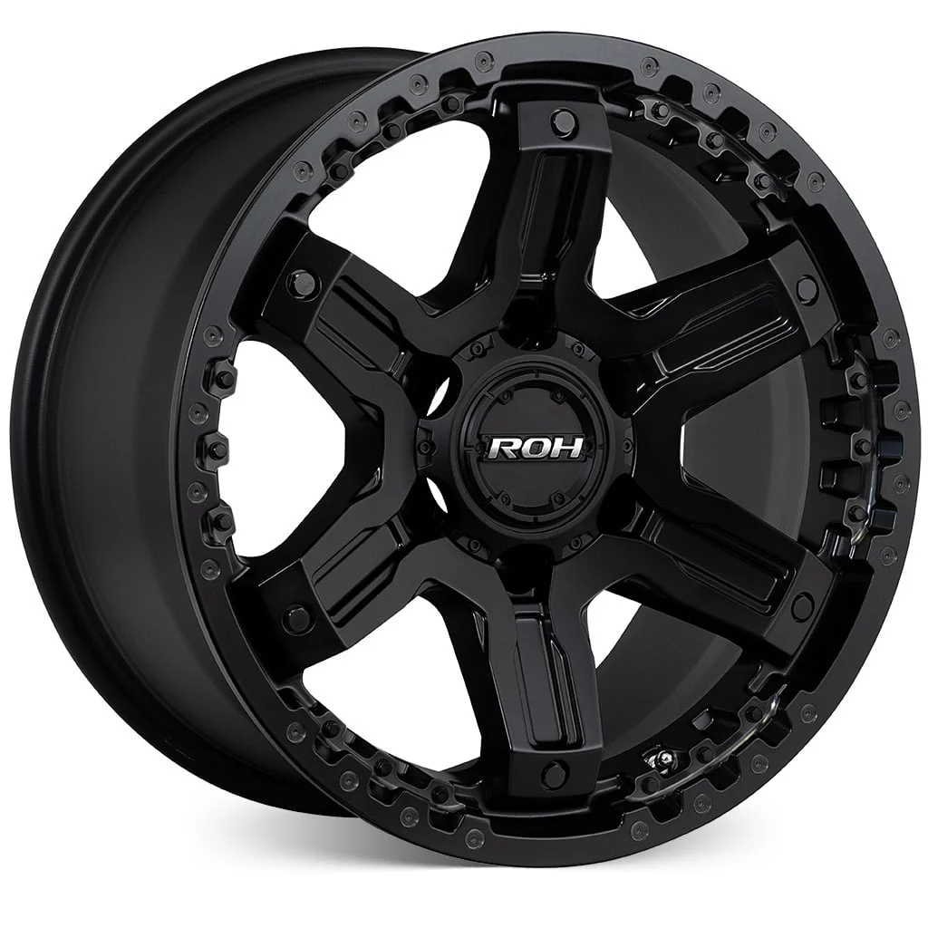 Rock 6 matt black DDT 4x4 wheel