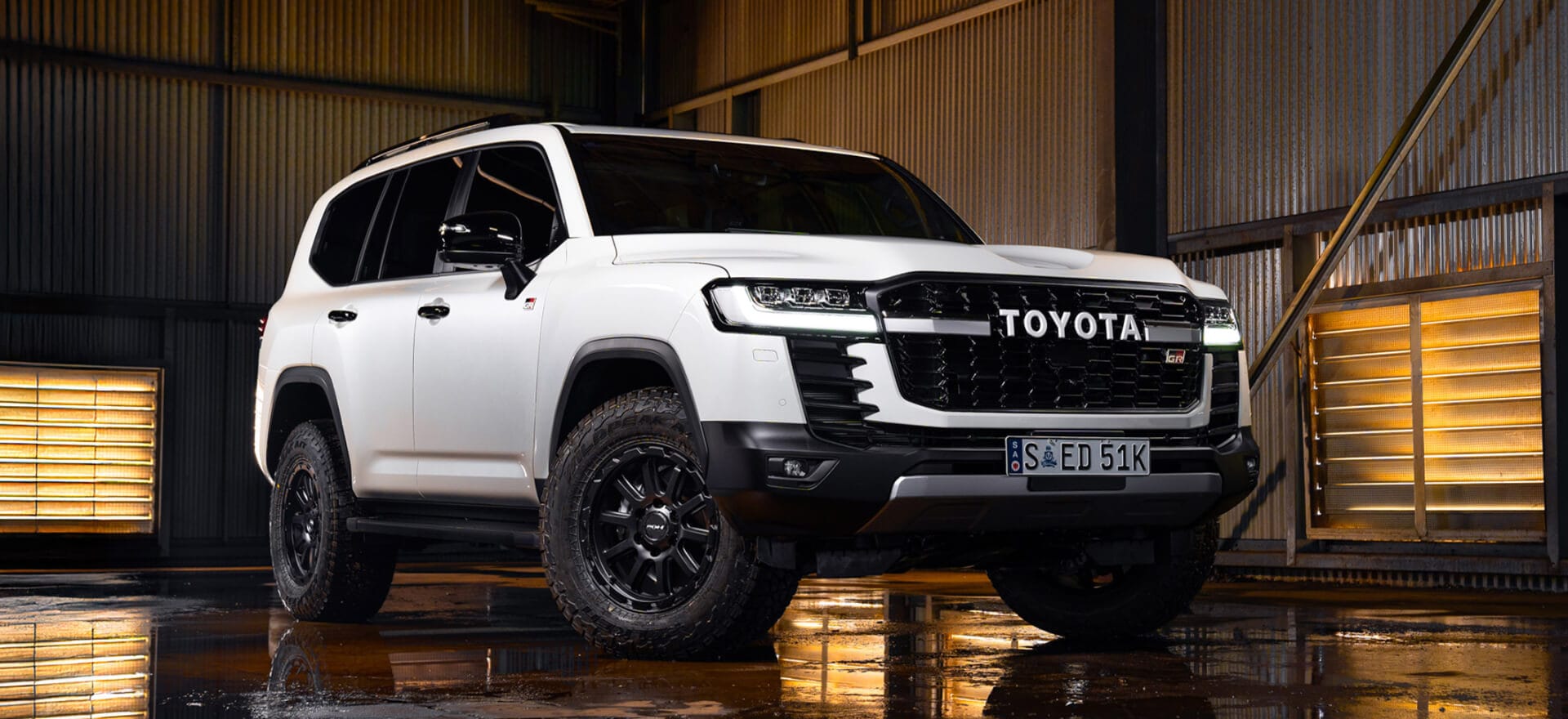 ROH Onyx Matte Black Wheels on Landcruiser 300 Series