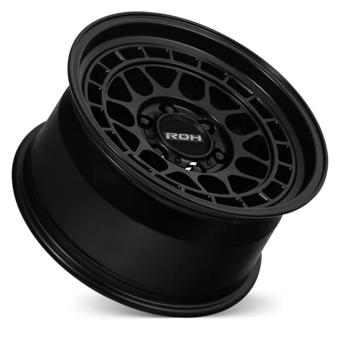 ROH lotus in matte black concave view