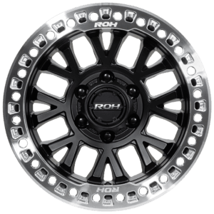 Matte Black + Machined Ring + Silver Bolts